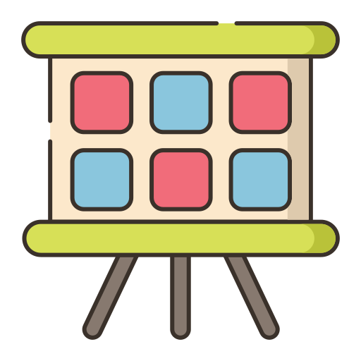 Storyboard Flaticons Lineal Color icon