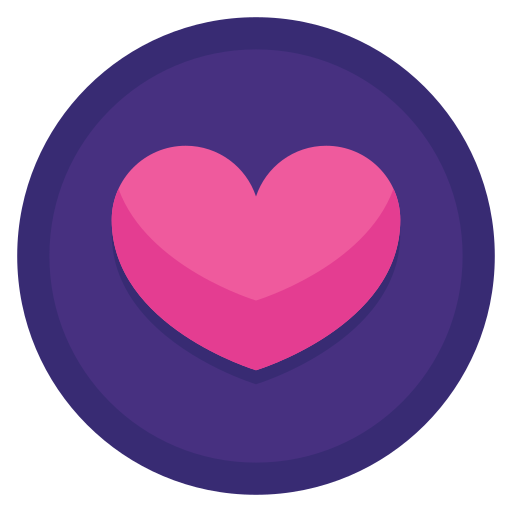 心臓 Flaticons Flat Circular icon