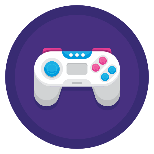 Game controller Flaticons Flat Circular icon