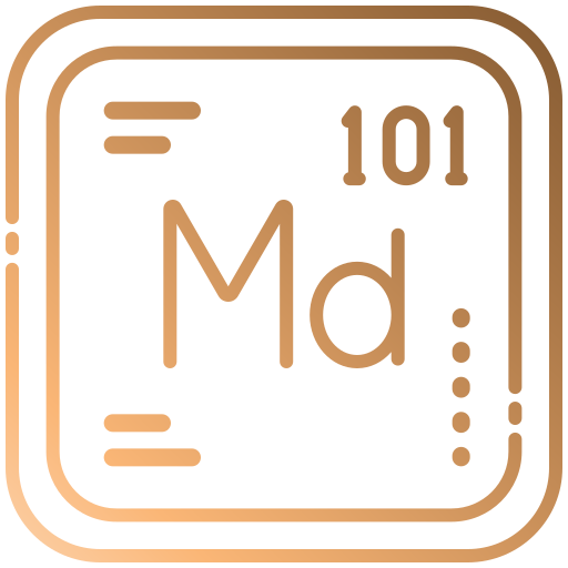 mendelevio Generic gradient outline icono