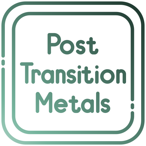 Post transition metals Generic gradient outline icon