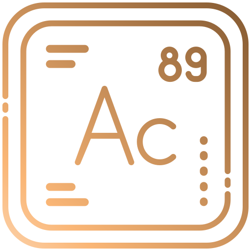 aktinium Generic gradient outline icon