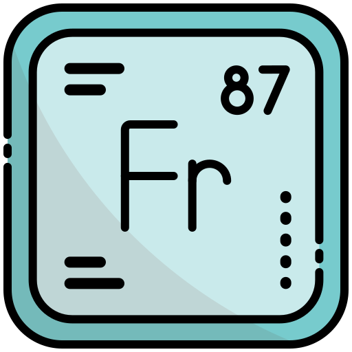 francium Generic color lineal-color Icône