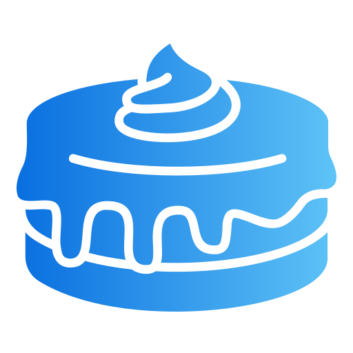 słodkie ciasto Generic gradient fill ikona