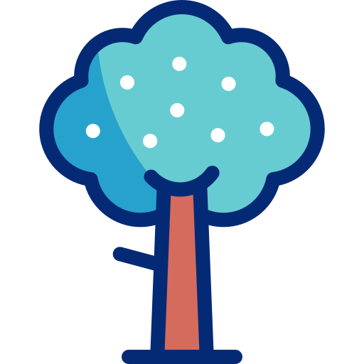 Tree Basic Accent Lineal Color icon
