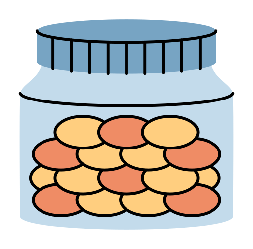 Jar Generic color fill icon