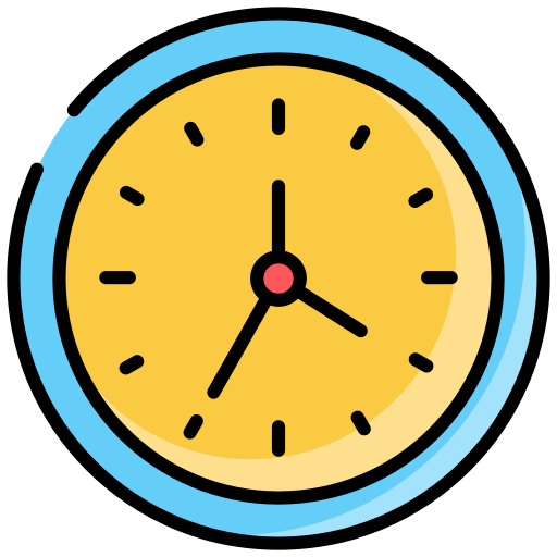 temps d'horloge Generic color lineal-color Icône