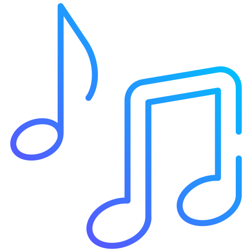 musik Generic gradient outline icon