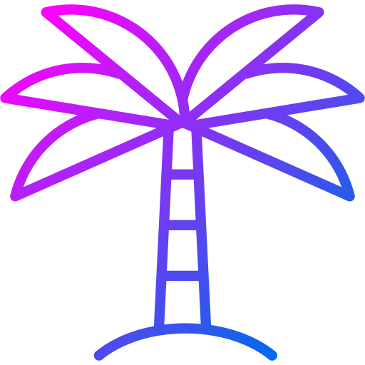 palmera Generic gradient outline icono
