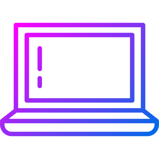 ordinateur portable Generic gradient outline Icône