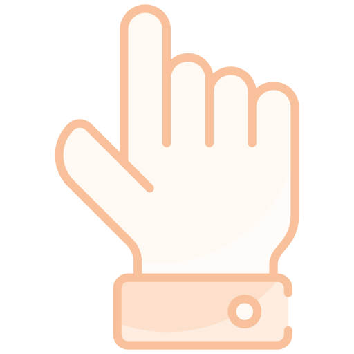 hand Generic color lineal-color icon