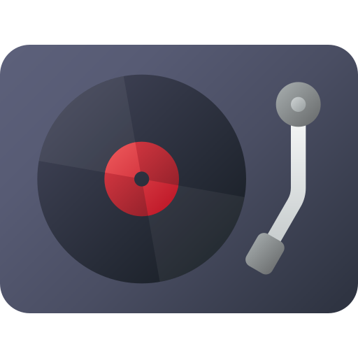 Record player Generic gradient fill icon