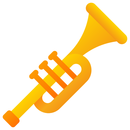 trompeta Generic gradient fill icono