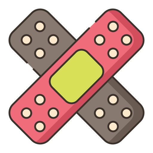 包帯 Flaticons Lineal Color icon
