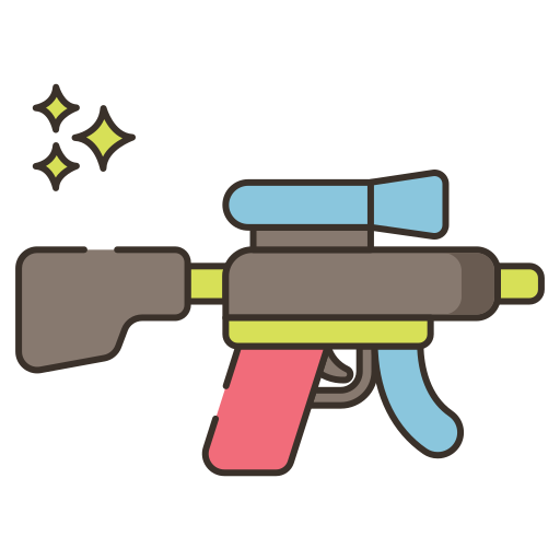 소총 Flaticons Lineal Color icon