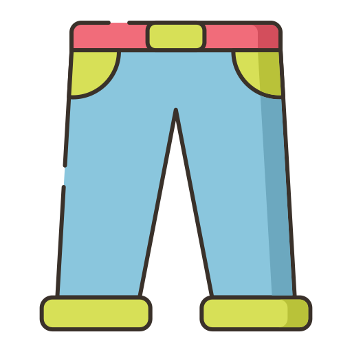 パンツ Flaticons Lineal Color icon