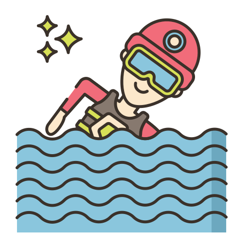 natación Flaticons Lineal Color icono