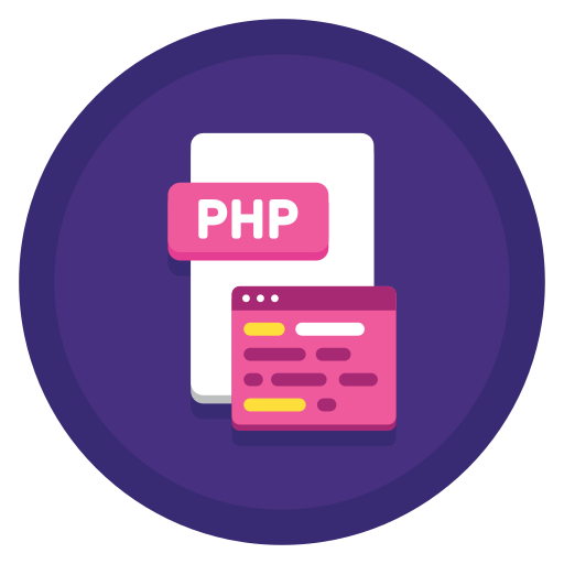 Документ php Flaticons Flat Circular иконка