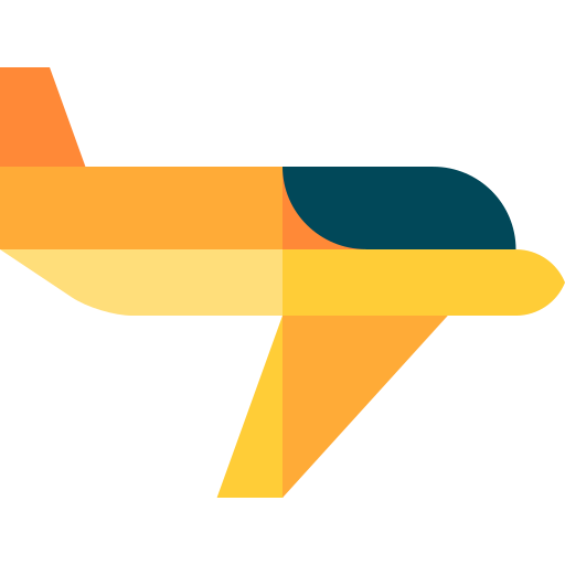 Воздушное такси Basic Straight Flat иконка