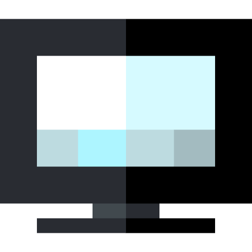 smart tv Basic Straight Flat icon