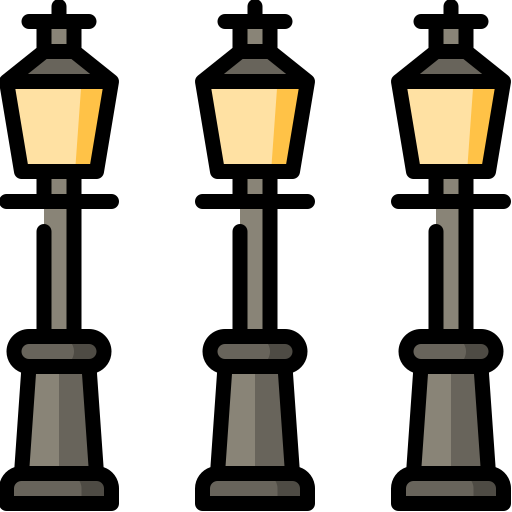 luces de la calle Special Lineal color icono