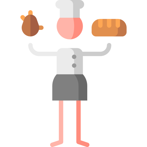 Potato bread Puppet Characters Flat icon