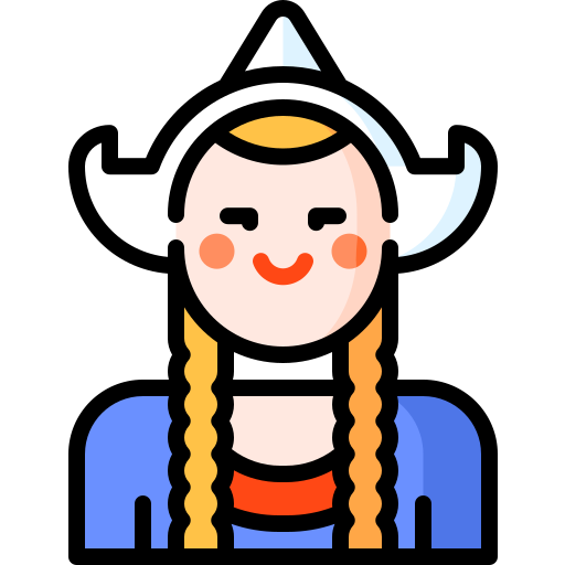 オランダ人女性 Special Lineal color icon
