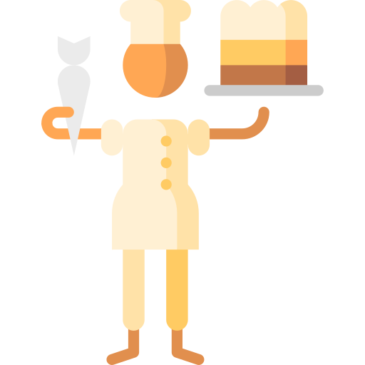 kuchendekoration Puppet Characters Flat icon