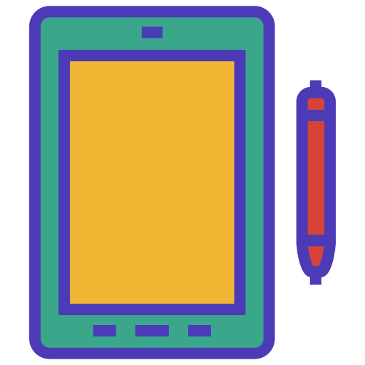 tablet Berkahicon Lineal Color ikona