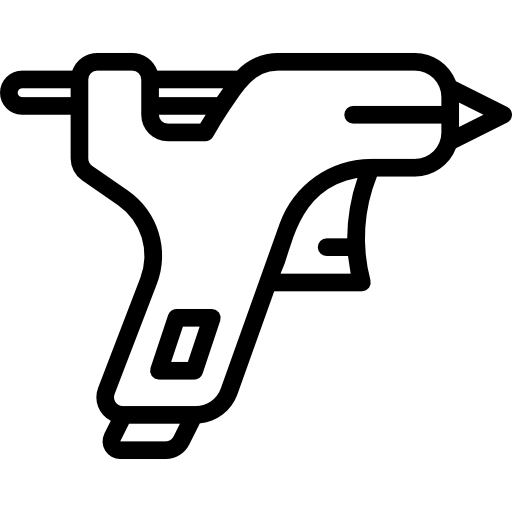 heißklebepistole Berkahicon Lineal icon