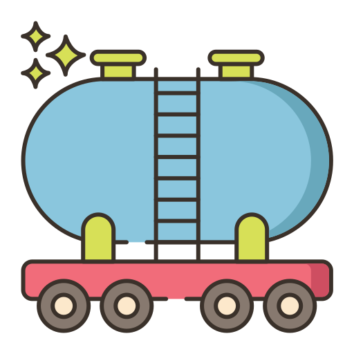 Tank truck Flaticons Lineal Color icon