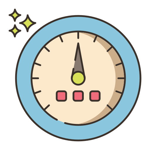 Meter Flaticons Lineal Color icon