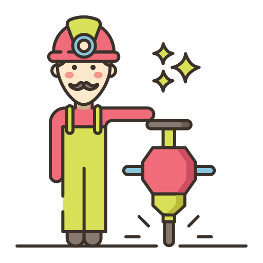 Worker Flaticons Lineal Color icon