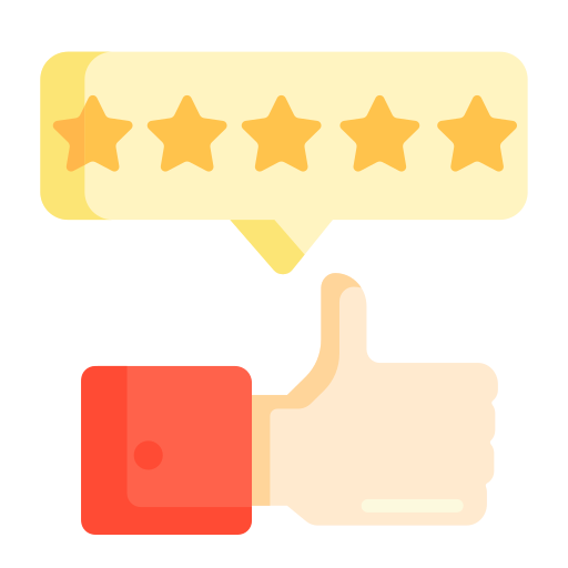 5 stars Flaticons Flat icon