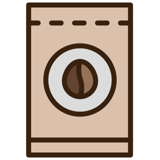 Coffee bag Berkahicon Lineal Color icon