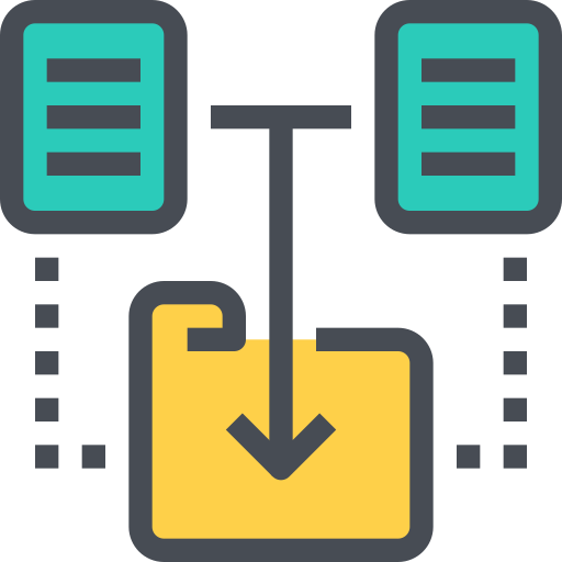 datenbank Generic color lineal-color icon