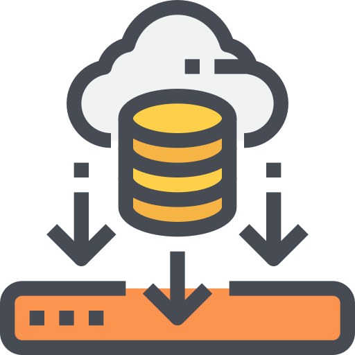 Database Generic color lineal-color icon