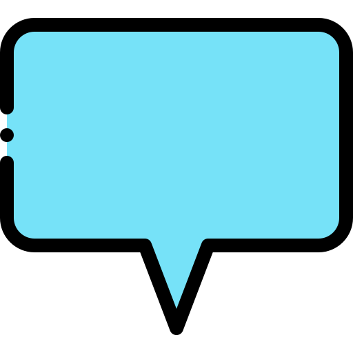 Speech bubble Detailed Rounded Lineal color icon