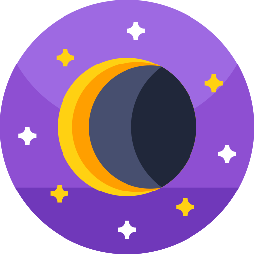 Eclipse Geometric Flat Circular Flat icon