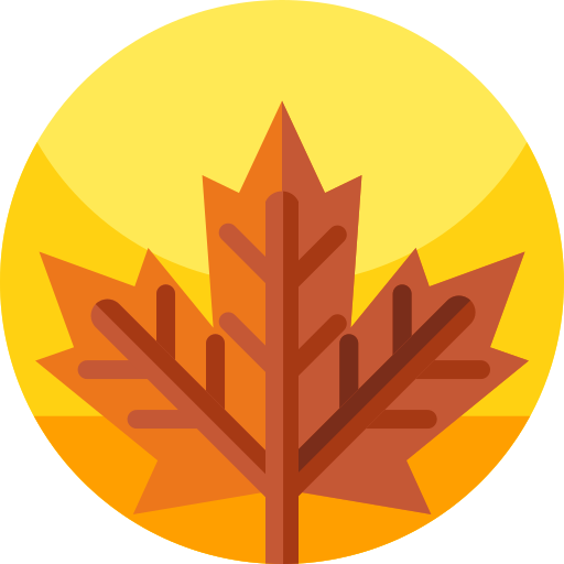 jesień Geometric Flat Circular Flat ikona