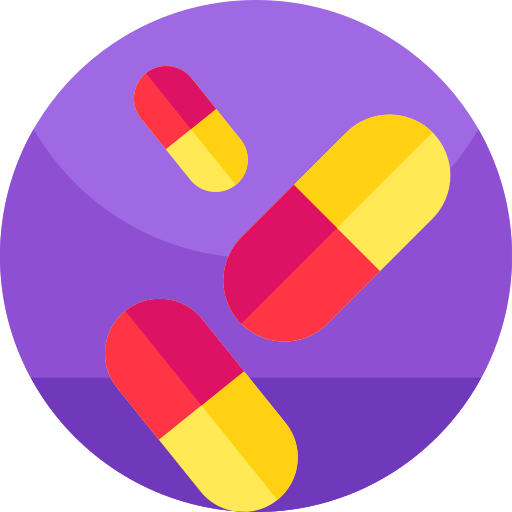 vitamin Geometric Flat Circular Flat icon