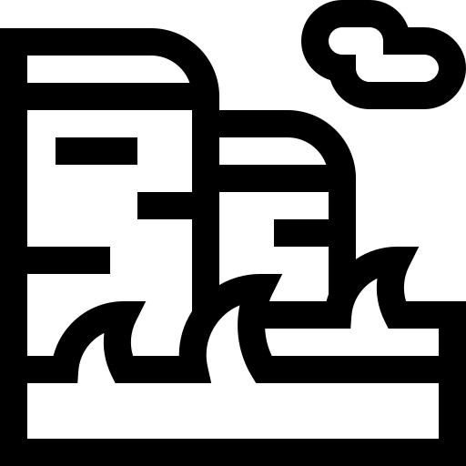 irlandia Basic Straight Lineal ikona