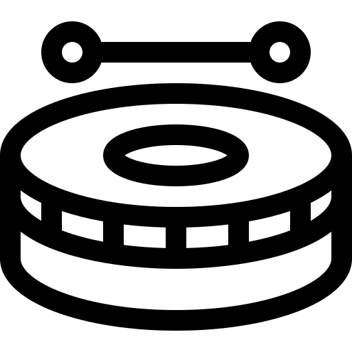 bodhrán Basic Straight Lineal icoon