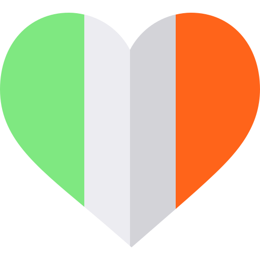 Ирландия Basic Straight Flat иконка
