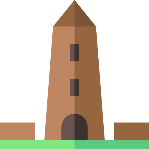 Lighthouse Basic Straight Flat icon