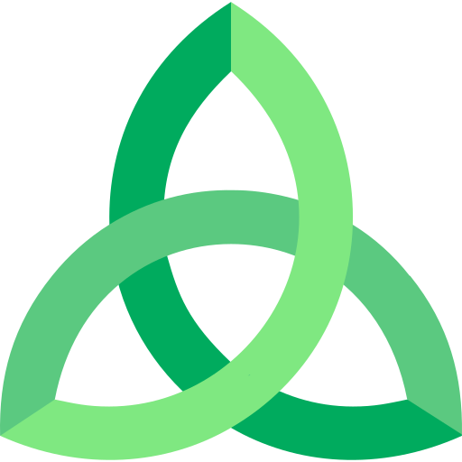 Triquetra Basic Straight Flat icon