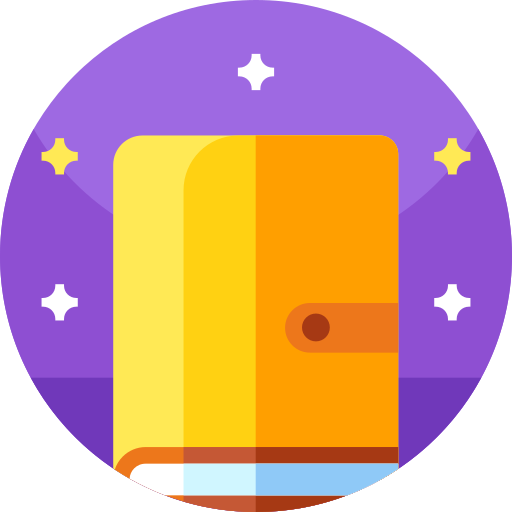 Book Geometric Flat Circular Flat icon