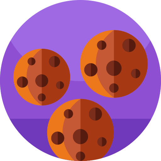 biscoitos Geometric Flat Circular Flat Ícone