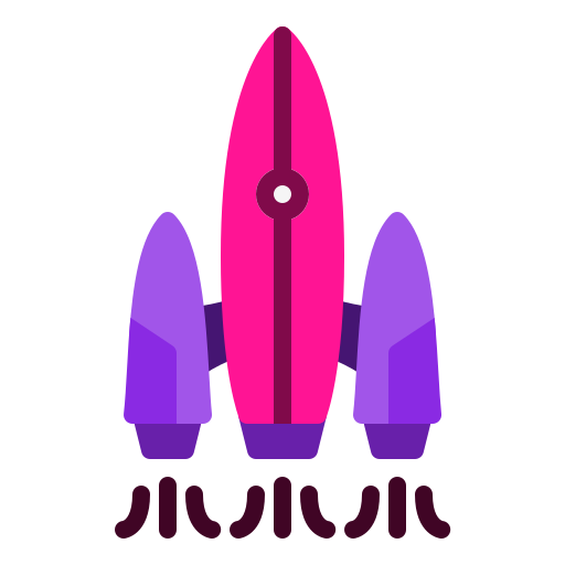 fusée Berkahicon Flat Icône