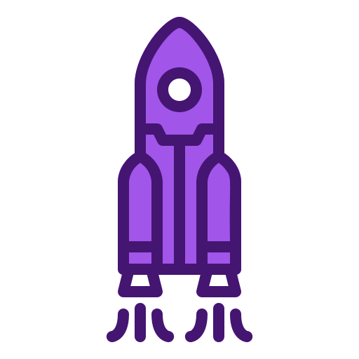 Rocket Berkahicon Lineal Color icon